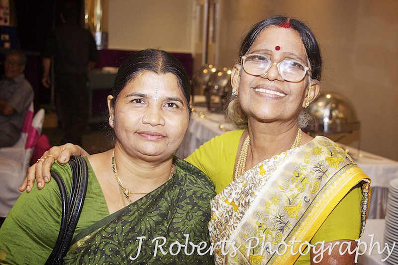 Grand mother and great grandmother celebrating indian first birthday - party photography sydney